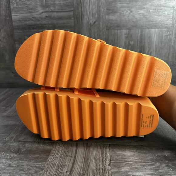 Reef Vista Hi Energy Women's size 8.5 Orange Cushion Comfort Sandals - Picture 7 of 8